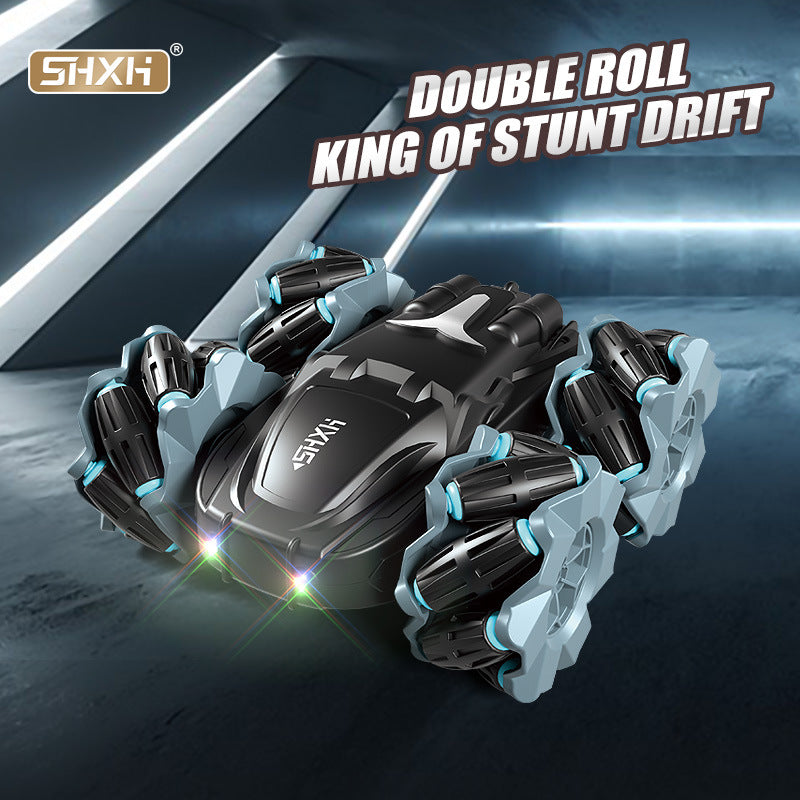 Children's Double-Sided Stunt Drift Remote Control Car 4WD Off-Road Vehicle 2.4G Car Toy Wholesale at Street Vendors