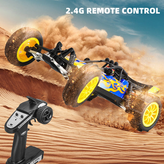 RC remote control car for adults and children, driftable electric flat sports car model, four-wheel drive racing car toy car, boys' stunt supercar