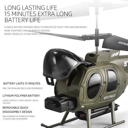 6-channel remote control helicopter, USB rechargeable, drop-resistant and impact-proof remote control airplane model toy wholesale.