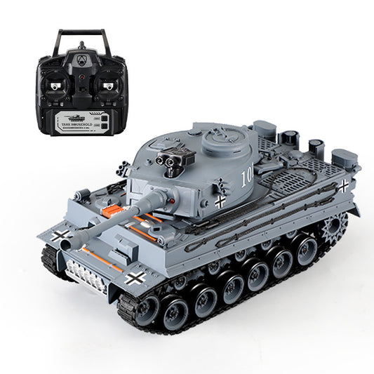 Cross-border battle remote control tank tracked vehicle that can fire bullets and water bullets, smokes, boy toy wholesale, military use