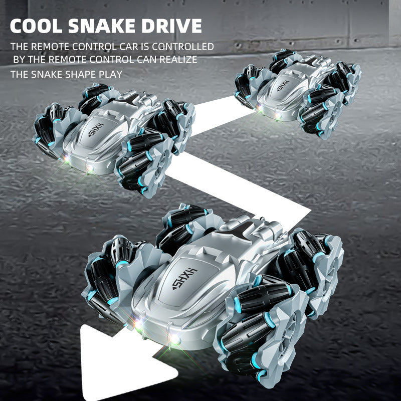 Children's Double-Sided Stunt Drift Remote Control Car 4WD Off-Road Vehicle 2.4G Car Toy Wholesale at Street Vendors